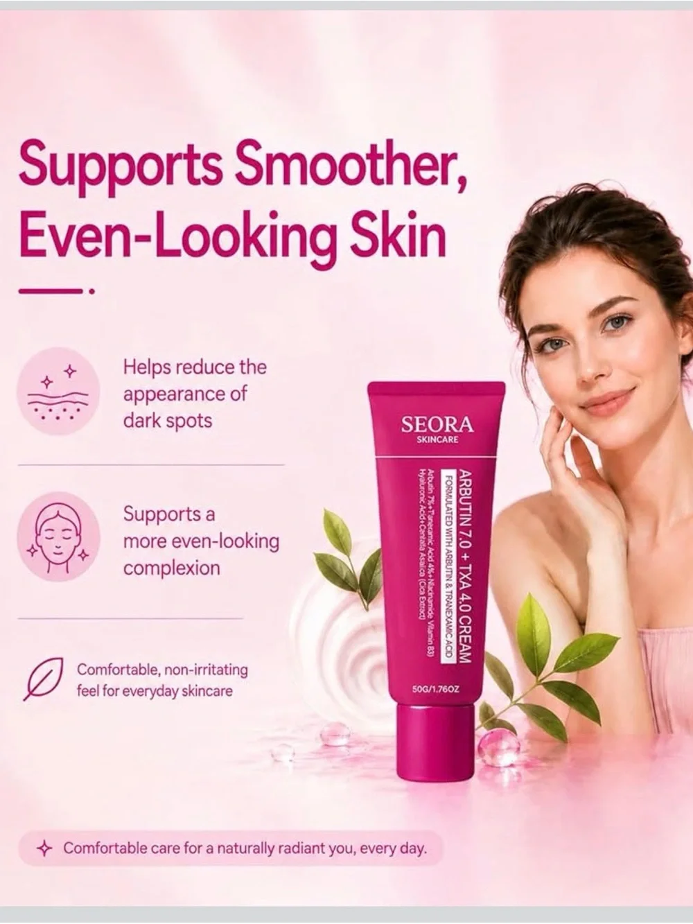 Korean Cream - Arbutin 7.0 + TXA 4.0  Brightening Treatment